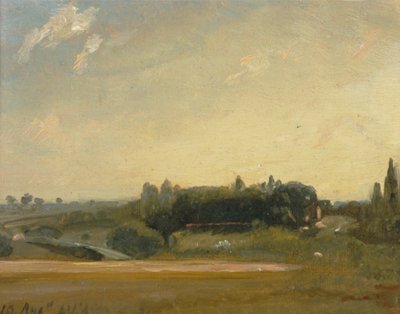 Veduta verso il Rettorato, East Bergholt da John Constable